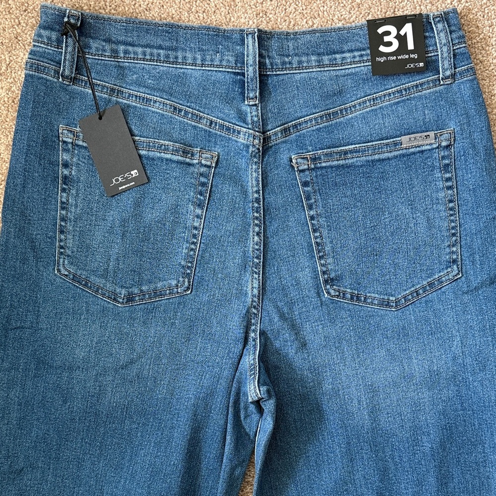 NWT Joe's Jeans Blue Flare & Wide Leg - Picture 6 of 9